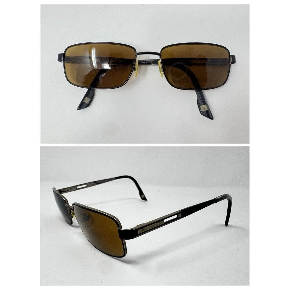 Marchon East Side Fulton 001 Brown Eyeglass Frames 54-17-140